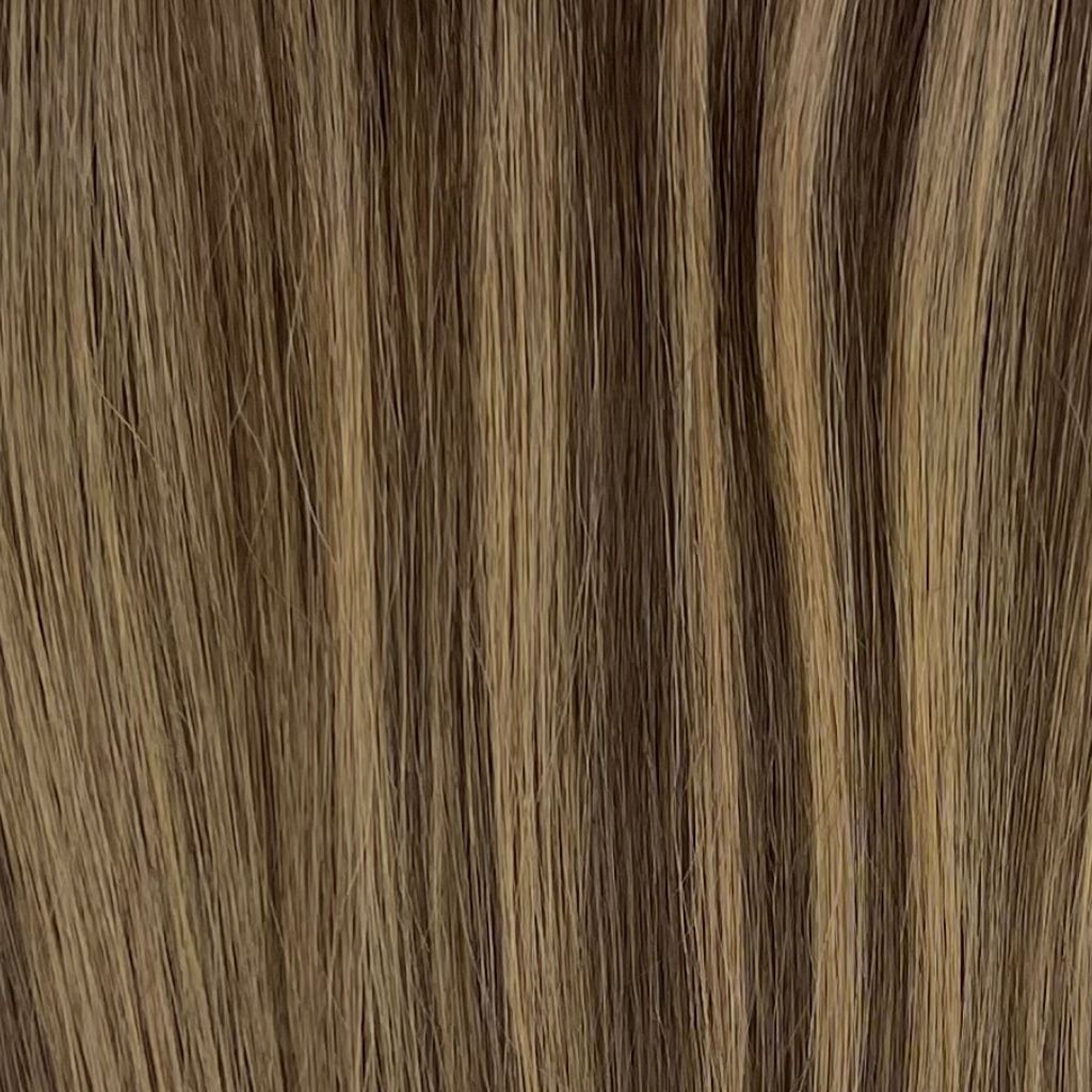 Färgkarta bild - Balayage brown to brown with highlights -