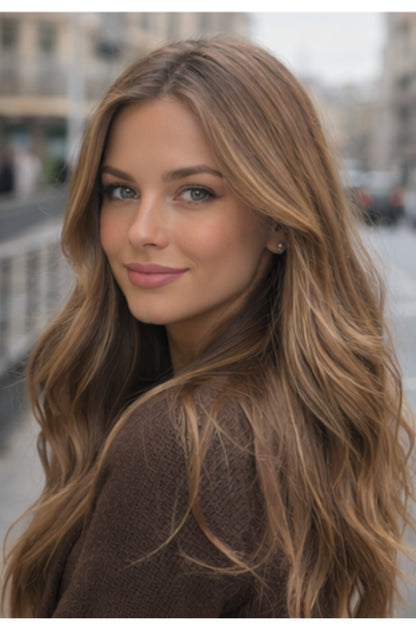 Tape Extensions- Golden Hazel